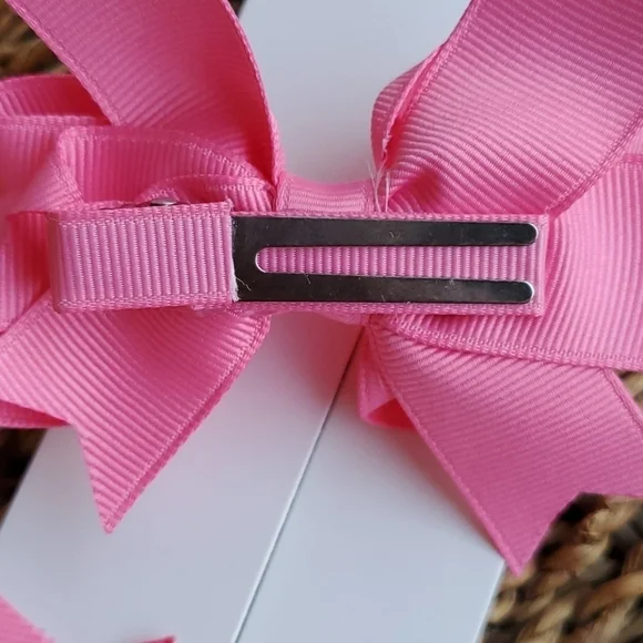 NWT Boutique Layered Pigtail Bows Set of 2 - Picture 3 of 3